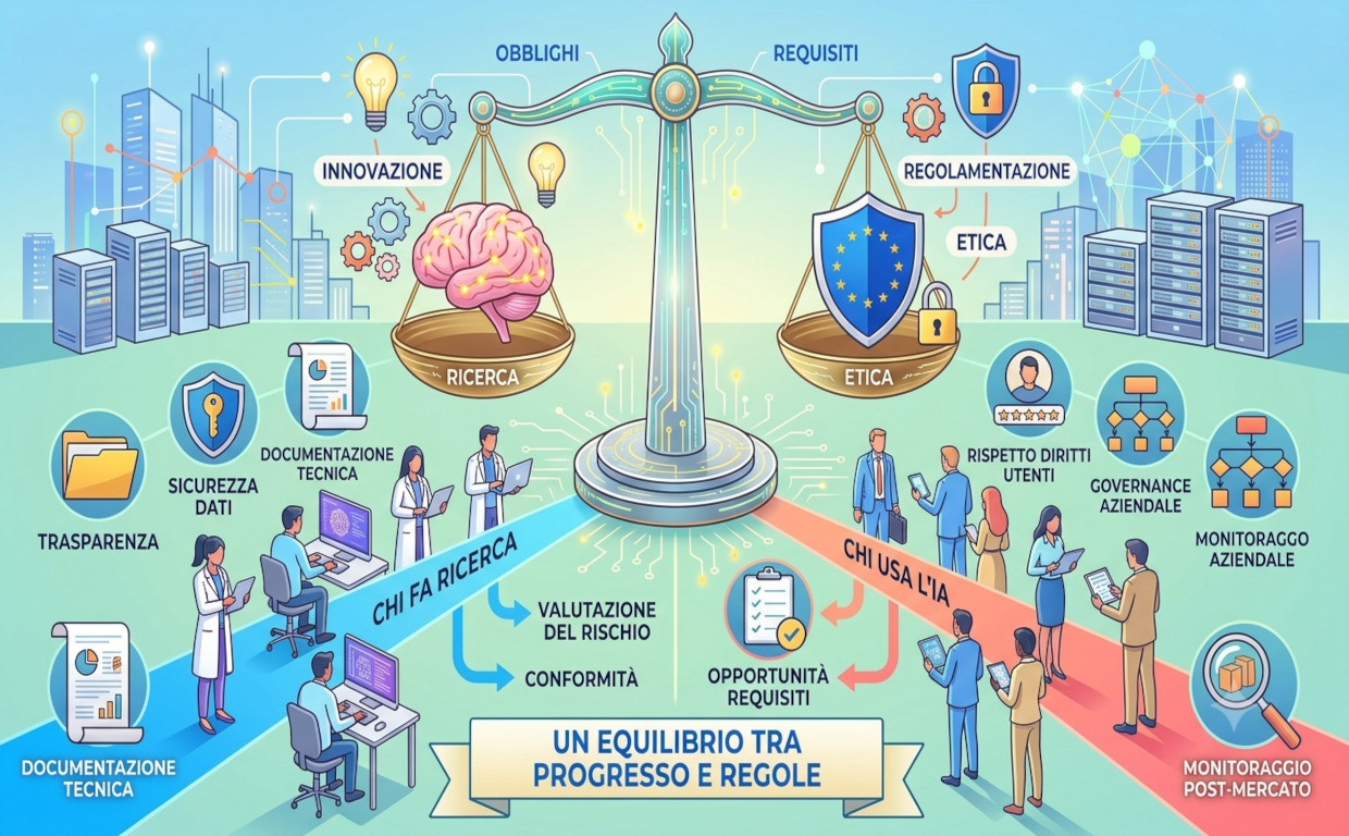 L'AI Act entra nel vivo: cosa cambia davvero per chi fa ricerca e per chi usa l'IA