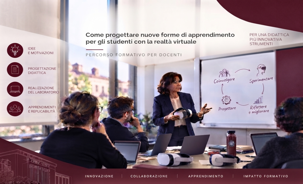 Decidere in gruppo. Come progettare nuove forme di apprendimento per gli studenti in realtà virtuale.