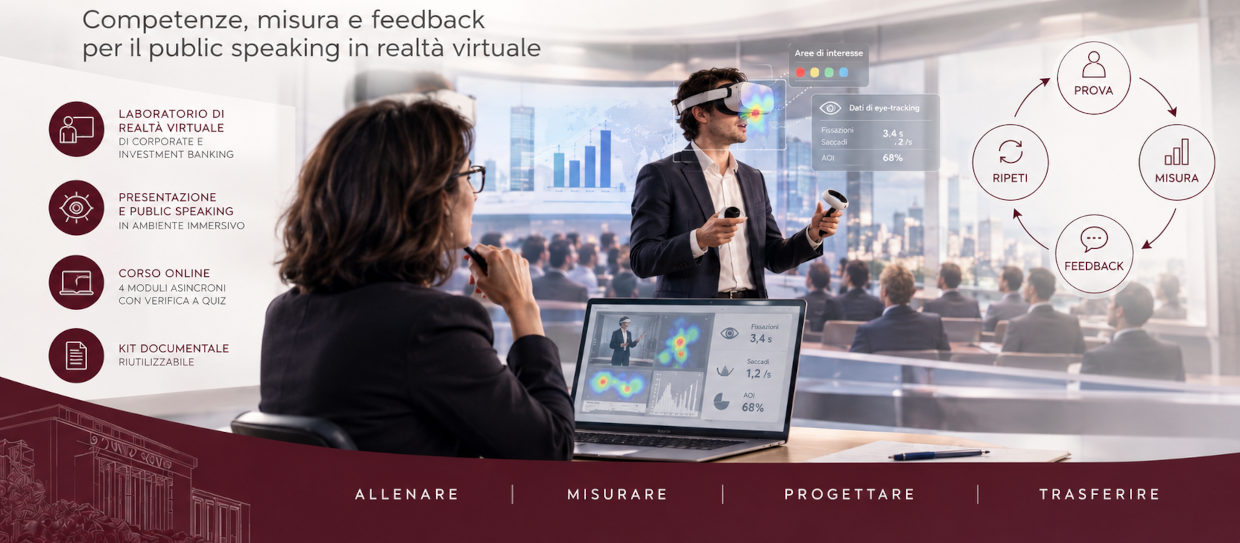Il pitch osservato. Public speaking con eye-tracking in VR.