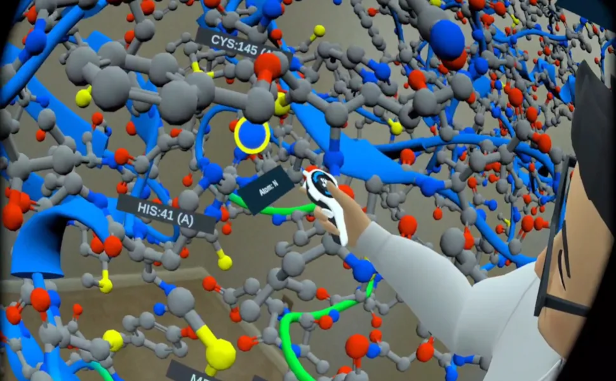 Introduzione alla visualizzazione della struttura tridimensionale di sistemi molecolari attraverso la didattica immersiva
